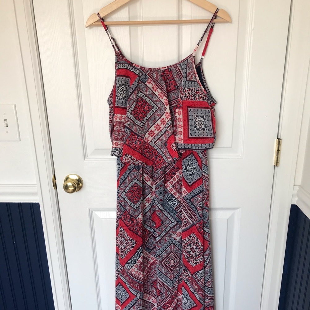 Xhiliration Maxi Dress 4th of July Medium